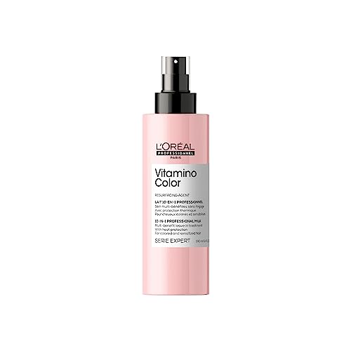 L’Oréal Professionnel Multi-Benefit Leave-in Treatment, With Resveratrol for Coloured Hair, Serie Expert Vitamino Colour, 190 ml