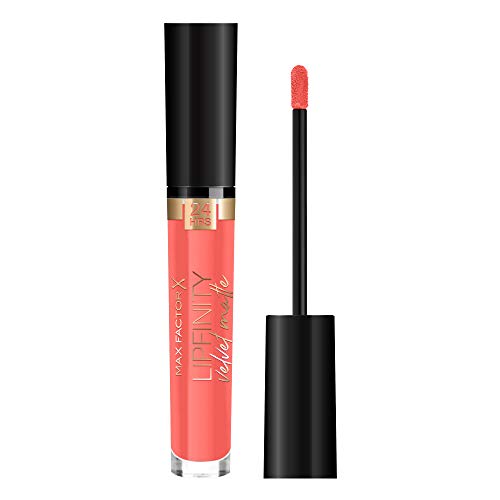 Max Factor Lipfinity Velvet Matte Lipstick, Cool Coral - 3.5 ml