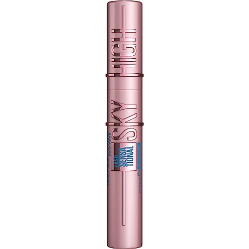 Maybelline New York lash Sensational Sky High Mascara, Volumising And lengthening, Washable Flake Free Formula, Infused With Bamboo Extract And F