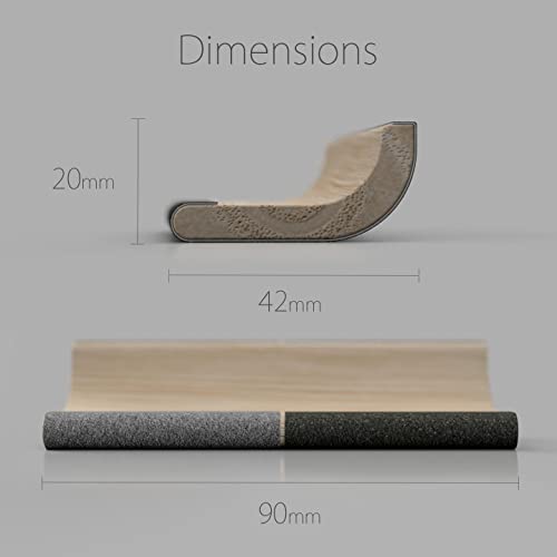 Skin & Callus Sand File for Rock Climbers Hands, Fingers, Palms & Nails | Double Sided, Coarse and Fine (Max)