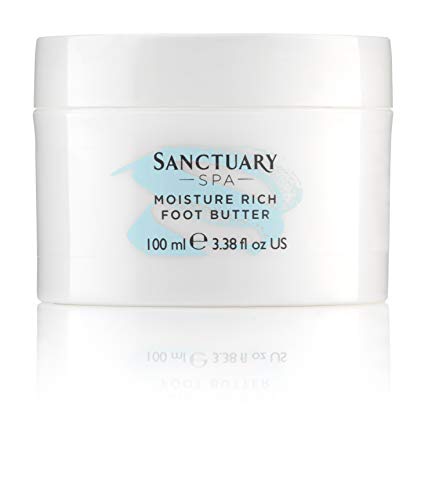 Sanctuary Spa Foot Cream, Moisturising Foot Butter, Vegan and Cruelty Free, 100ml