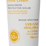 Heliocare 360 Fluid Cream SPF50+ 50ml / Sun Cream For Face/Daily UVA, UVB Visible light and infrared-A Anti-Ageing Sunscreen Protection/Dry and N