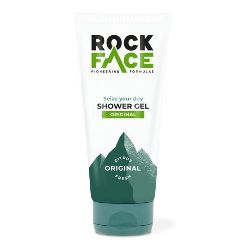 Rockface Mens Shower Gel, All in One Body Wash for Men, Fresh Masculine Scent, 200ml,Classic