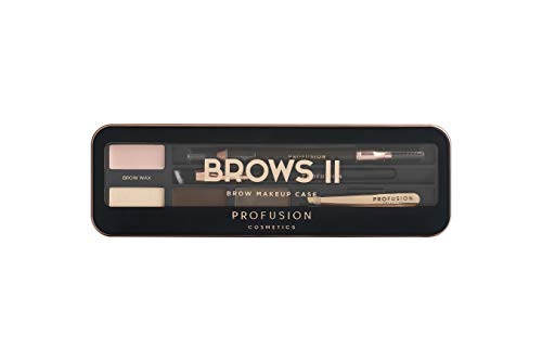 Profusion Cosmetics Eyebrow Pro Makeup Case Brows II - Medium Dark