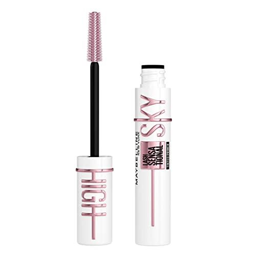 Maybelline New York lash Sensational Sky High Mascara, Volumising And lengthening, Washable Flake Free Formula, Infused With Bamboo Extract And F