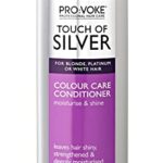 PROVOKE Touch of Silver Colour Care Conditioner 200 ml, Keep Coloured Hair Deeply Moisturised Silky and Smooth, Helps Eliminate Brassy and Yellow
