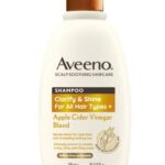 Aveeno Clarify and Shine Apple Cider Vinegar Scalp Soothing Shampoo for all Hair Types 300ml