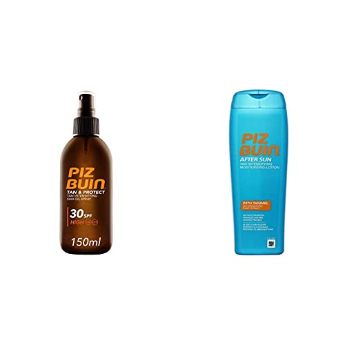 Piz Buin Tan and Protect Tan Accelerating Oil Spray SPF 30 High, 150 ml (Pack of 1)
