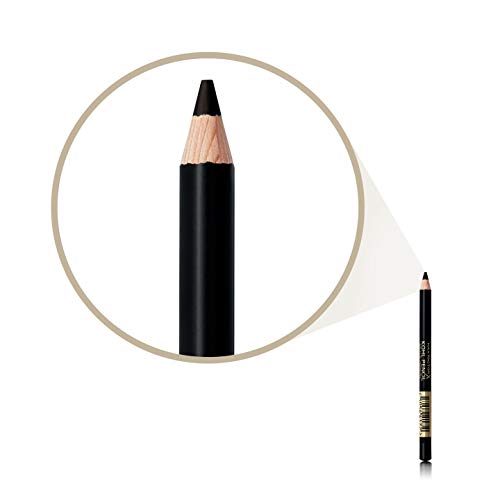 Max Factor Kohl Pencil Eyeliner, 20 Black, Easy to Blend Formula, Perfect for Smokey Eyes Make-up, 4 g