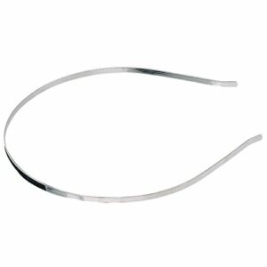 10 pcs blank headbands, 4mm Metal Blank Headband Hair Band DIY Accessories