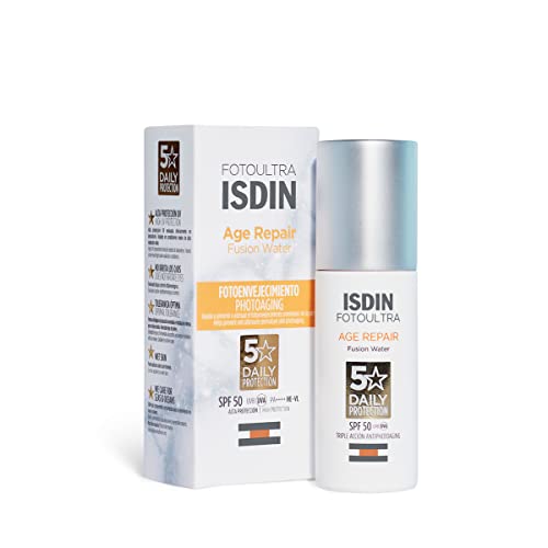ISDIN FotoUltra Age Repair FW SPF 50 50ml | Daily facial sun cream | Triple anti-ageing action
