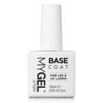 MYGEL by Mylee Nail Gel Polish Base Coat 15ml UV/LED Soak-Off Nail Art Manicure Pedicure for Professional, Salon & Home Use - Lasts up to 2 Weeks