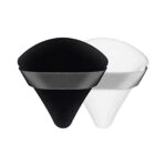 QLines® Powder Puff 2 Pcs - Triangle Powder Puffs - Soft & Resuable Foundation Makeup Sponge with Silky Ribbon - Perfect for Pressed and Loose Po
