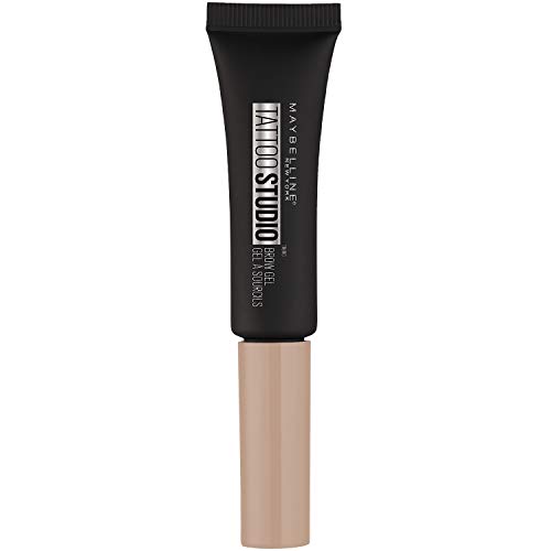 MAYBELLINE - TattooStudio Waterproof Eyebrow Gel, Medium Brown - 0.23 fl. oz. (6.9 ml)