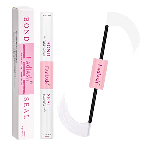 Lash Bond and Seal Eyelash Lashes Glue for Individual Cluster DIY Eyelash Extensions Adhesive Strong Hold 48-72 Hours Waterproof Lashes 0.35OZ