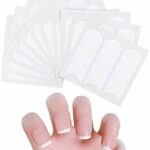 Nail Art Line Guide Stickers,30 Sheet 1440 Pieces French Manicure Set, Self-adhesive French Nail Art Stickers Tip Guides Stickers for Manicure De