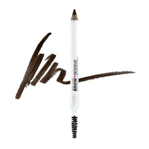 Wet 'n' Wild, Brow-Sessive Brow Pencil, Dual-Ended Eyebrow Pencil with Spoolie Brush for Thin and Thick Eyebrows, Natural Look Formula, Buildable