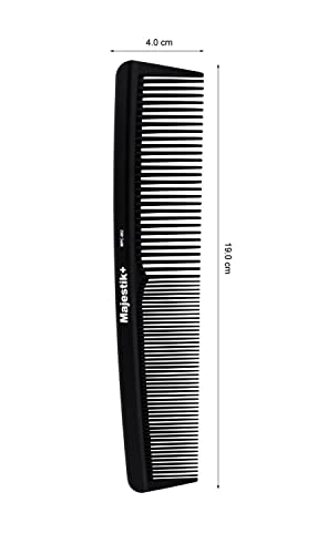 Hair Comb- a Professional Hairdressing Carbon Fibre Comb, Master Barber and Salon Comb, Anti Static, Heat Resistant, Strong & Durable, Medium and