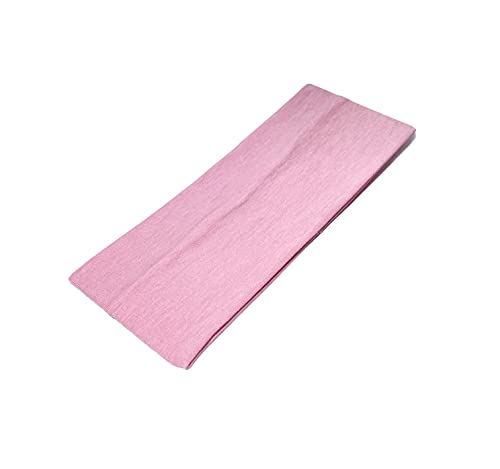 WESTEND CHOICE 9cm Wide Headbands Soft Head Band Plain Stretchy Unisex Kylie headband Bandeau Headbands for Women & Men Gym Yoga Hair Band (Black