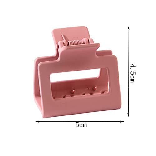 Small Claw Clips,8 Pcs Hair Clips,Claw Clip For Women Girls Thin/Medium/Thick/Hair,Square Matte Nonslip Mini Hair Claw Hair Accessories For Women
