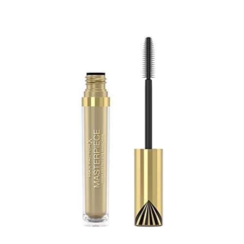Max Factor Masterpiece High Definition Mascara, 01 Rich Black, Volumising and Smudge Proof Formula for Sensitive Eyes, 4.5 ml