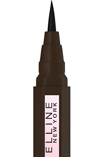 Maybelline Hyper Easy Brush Tip Liquid Eye Liner, Long Lasting, Easy To Apply, Smudge Proof Formula 810 Pitch Brown