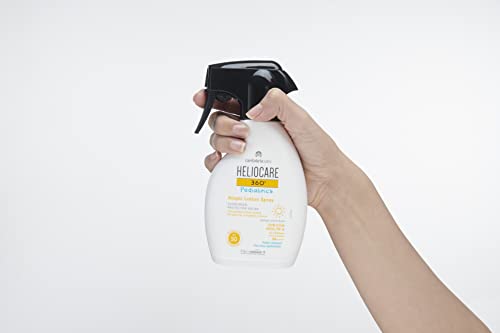 Heliocare 360° Pediatrics Atopic Lotion Body Spray - 250ml | Kids Sun Spray for Body | UVA UVB Visible Light Infrared-A Sun Protection | For Chil