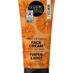 Organic Shop Mattifying Face Cream for oily skin Pumpkin and Honey, 50 ml