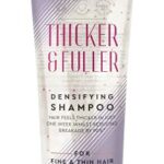 Charles Worthington Thicker and Fuller Densifying Shampoo, Hair Thickening Shampoo for Fine Hair, Purple, 250 ml