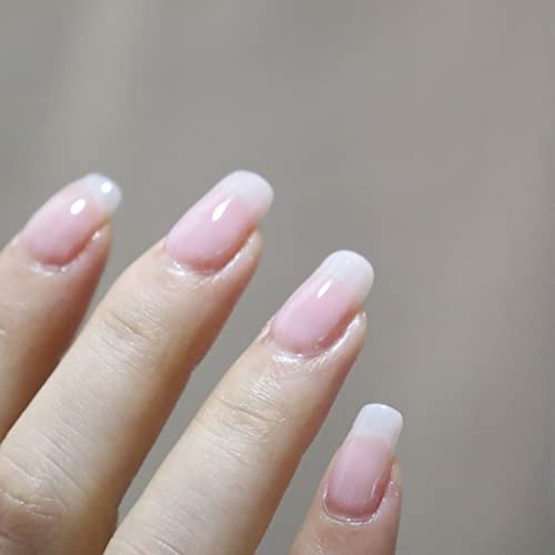 FZANEST Gel Nail Polish Soak Off LED UV Jelly Milky Clear Natural Gel Polish Varnish Nail Art Manicure (Cover Nude)