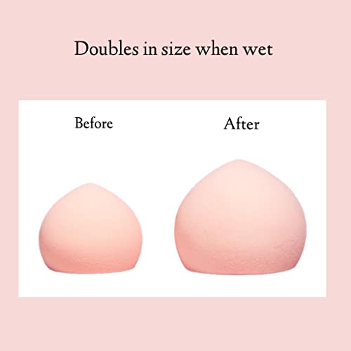 Marshmallow Beauty Blender & Air Cushion Set, Latex Free Vegan Friendly Makeup Beauty Blenders, Flawless Makeup Powder, Cream, Liquid Foundation