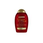 OGX Anti Frizz Keratin Smoothing Oil 5 in 1 Sulfate Free Hair Shampoo, 385ml