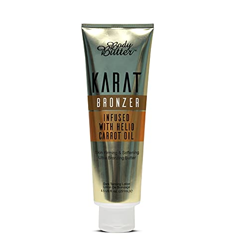 Body Butter Karat Bronzer Tanning Lotion - Infused with Helio Carrot Oil (251ml)