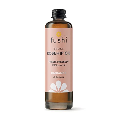 Fushi Organic Rosehip Seed Oil 100 ml | min Vitamin E 18.3 mcg/g | Fresh-Pressed | Best for Scars, Fine Lines & Stretch Marks | Ethical & Vegan S