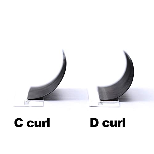 Eyelash Extensions 0.05mm D Curl Mix 8-14mm FADLASH Classic Lash Extensions 1:1 Individual Classic Eyelashes Black Matte Single Lashes Extension