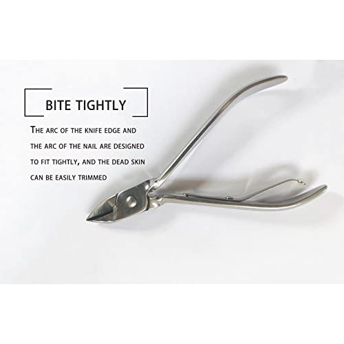 Cuticle Cutter Best Stainless Steel Pliers Scissors Suitable for Trimming Dead Skin on The Edges of Nails on Hands and feet Nail Art Tools Male F
