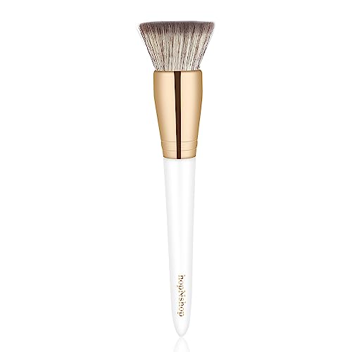 HopNshop Foundation Brush - Flat Top Kabuki Face Brushes for Liquid, Cream and Powder Makeup Application - Soft and Dense Bristles Makeup Brush,