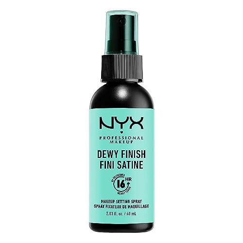 NYX Professional Makeup Setting Spray, Long Lasting Formula, Fixing, Lightweight, Vegan Formula, Dewy Finish, 60 ml