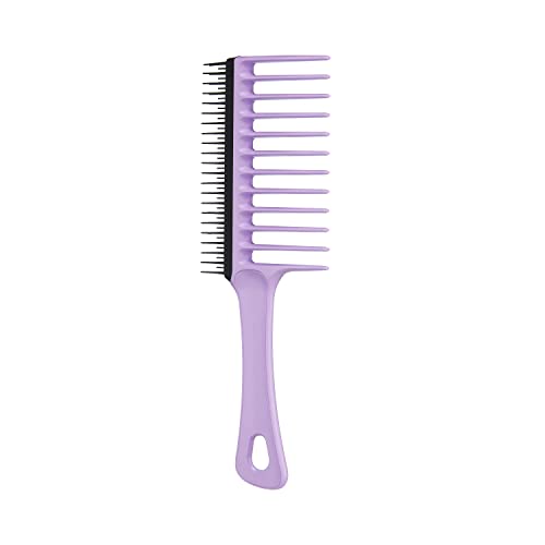 Tangle Teezer | Wide Tooth Comb for 3C to 4C Hair | Long Teeth Detangles & Reduces Shed Hair | Short Teeth for Deeper Detangle & Helps Removes Sh