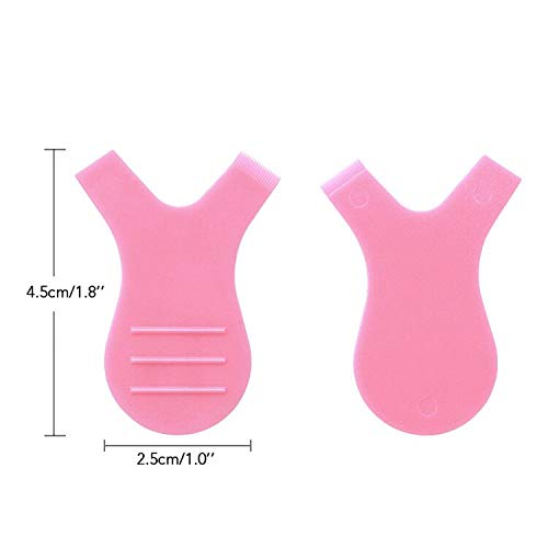 G2PLUS 20PCS Y Shape Lash Lifts - Pink Y Combs for Lash Lifts - Y Shape Lash Lifting Grafting Eyelash Brush - Y Lash Lift Tool for Lash Lifts