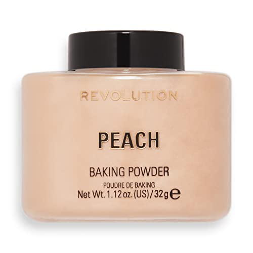 Makeup Revolution, Loose Baking Powder, Prolongs Makeup Wear, Makeup Setting Powder, Translucent, For All Skin Tones, 32g