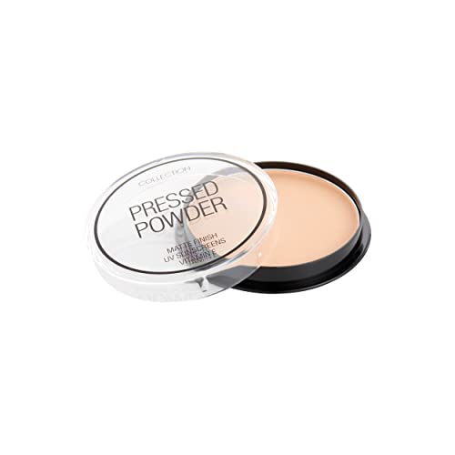 Collection Cosmetics Pressed Powder, Velvety Matte Finish, 17g, Candlelight