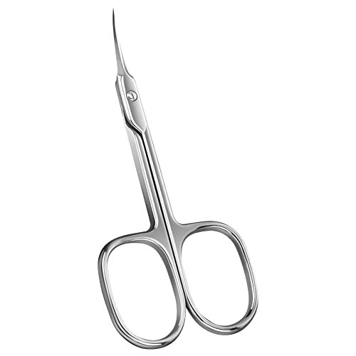 ANRUI Cuticle Scissors, Professional Nail Scissors for Deadskin, Stainless Cuticle Trimmer for Fingernail, Toenail, Eyebrow, Eyelash, Dead Skin,
