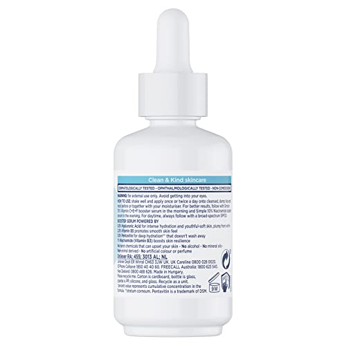 Simple 3% Hyaluronic Acid & B5 Serum for hydrated, softer skin Suitable for all skin types 30 ML