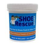 Foot and shoe powder 100g - Odour remover and eliminator - Developed by a registered podiatrist Shoe Rescue is a 100% natural deodorant remedy to