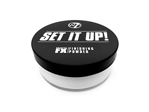 W7 Set It Up Loose Setting Powder - Weightless Translucent Blurring Powder For All Skin Tones