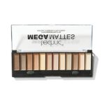 Technic Mega Mattes Nude Eyeshadow Palette - 12 Pigmented, Professional, Long Lasting, Easy to Apply and Blendable Matte Shades for the Perfect L