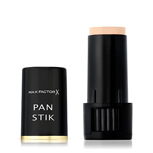 Max Factor Pan Stik Foundation, 013 Nouveau Beige, Full Coverage and Smooth Texture for Dewy Skin Look, 9 g