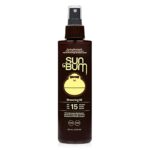 Sun Bum SPF 15 Moisturizing Browning Oil, Broad Spectrum UVA/UVB Protection Tanning Oil, Vegan Formula Made With Coconut Oil, 250ml