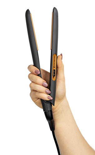 Remington Hair Care Gift Set - Ceramic Hair Straighteners and 2000 W Ionic Hair Dryer with Concentrator D3012GP, Black/Bronze